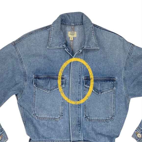 Citizens Of Humanity COH Marta Denim Jumpsuit S Monologue - Picture 7 of 14